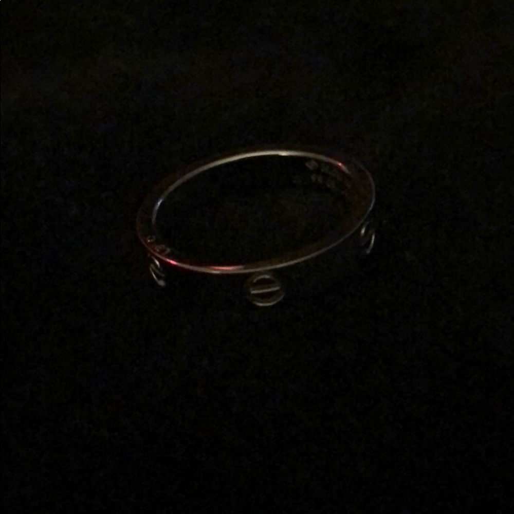 Love inspired screw ring.
